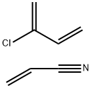 2-Propenenitrile,polymerwith2-chloro-1,3-butadiene Structure