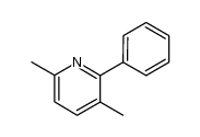 3,6-dimethyl-2-phenylpyridine Structure