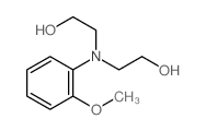 Ethanol,2,2'-[(2-methoxyphenyl)imino]bis- Structure