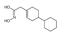 2-(4-cyclohexyl-1-cyclohexenyl)-N-hydroxy-acetamide结构式