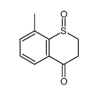 2,3-Dihydro-8-methyl-4H-1-benzothiopyran-4-one 1-oxide structure