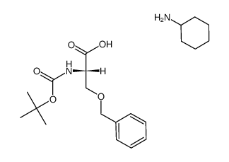 Boc-Ser(Bzl)-OH*CHA Structure