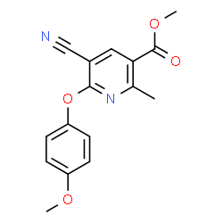 Methyl 5-cyano-6-(4-methoxyphenoxy)-2-methylnicotinate picture