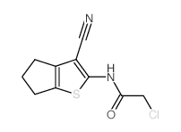 2-氯-N-(3-氰基-5,6-二氢-4H-环戊[b]噻吩-2-基)-乙酰胺图片