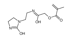 2-oxo-2-[[2-(2-oxoimidazolidin-1-yl)ethyl]amino]ethyl methacrylate结构式