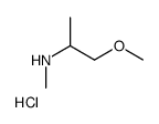 1-methoxy-N-methylpropan-2-amine,hydrochloride Structure