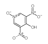 4-Pyridinol,3,5-dinitro-, 1-oxide structure