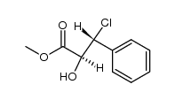 methyl (2S,3R)-3-chloro-2-hydroxy-3-phenylpropanoate结构式