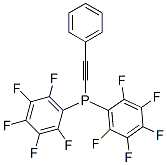 Bis(pentafluorophenyl)(phenylethynyl)phosphine structure