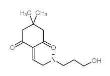 2-[2-(3-hydroxypropylamino)ethylidene]-5,5-dimethylcyclohexane-1,3-dione Structure