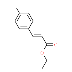 2-Propenoic acid, 3-(4-iodophenyl)-, ethyl ester结构式