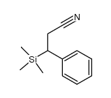 1-cyano-2-phenyl-2-trimethylsilylethane结构式