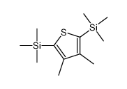 (3,4-dimethyl-5-trimethylsilylthiophen-2-yl)-trimethylsilane Structure