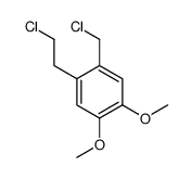 1-(2-chloroethyl)-2-(chloromethyl)-4,5-dimethoxybenzene结构式