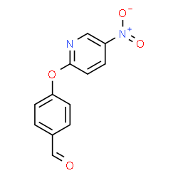 4-[(5-nitropyridin-2-yl)oxy]benzaldehyde结构式