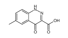 6-methyl-4-oxo-1,4-dihydro-cinnoline-3-carboxylic acid结构式