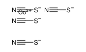 cobalt(2+),tetrathiocyanate结构式