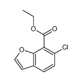 ethyl 6-chloro-1-benzofuran-7-carboxylate Structure