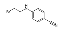 4-(2-bromoethylamino)benzonitrile结构式