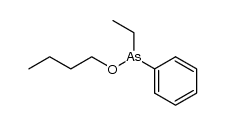 ethyl-phenyl-arsinous acid butyl ester Structure
