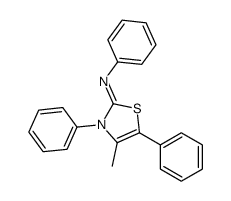 4-methyl-N,3,5-triphenyl-1,3-thiazol-2-imine Structure