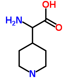 Amino(4-piperidinyl)acetic acid Structure