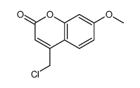 4-氯甲基-7-甲氧基色烯-2-酮结构式