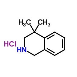 4,4-Dimethyl-1,2,3,4-tetrahydroisoquinoline hydrochloride picture