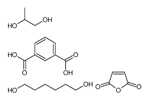 benzene-1,3-dicarboxylic acid,furan-2,5-dione,hexane-1,6-diol,propane-1,2-diol Structure