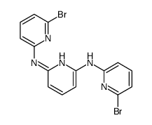 2-N,6-N-bis(6-bromopyridin-2-yl)pyridine-2,6-diamine结构式