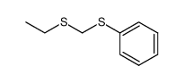 ethylthio(phenylthio)methane Structure