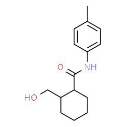 Cyclohexanecarboxamide, 2-(hydroxymethyl)-N-(4-methylphenyl)- (9CI) Structure