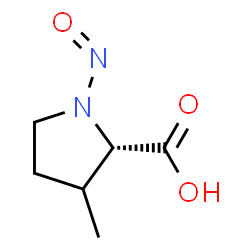 Proline, 3-methyl-1-nitroso- (9CI)结构式