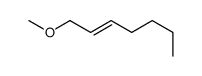 1-methoxyhept-2-ene Structure