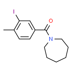 1-(3-iodo-4-methylbenzoyl)azepane Structure