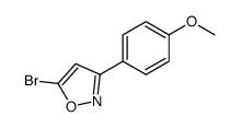 5-BROMO-3-(4-METHOXYPHENYL)ISOXAZOLE Structure