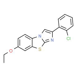 2-(2-CHLOROPHENYL)-7-ETHOXYIMIDAZO[2,1-B]BENZOTHIAZOLE Structure