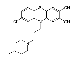 8-chloro-10-[3-(4-methyl-piperazin-1-yl)-propyl]-10H-phenothiazine-2,3-diol Structure