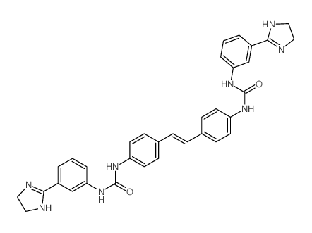 Carbanilide,4,4''-vinylenebis[3'-(2-imidazolin-2-yl)- (7CI,8CI)结构式