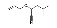 2-allyloxy-4-methyl-pentanenitrile Structure