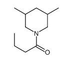 Piperidine, 3,5-dimethyl-1-(1-oxobutyl)- (9CI) structure