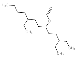 3,9-diethyltridecan-6-yl formate structure