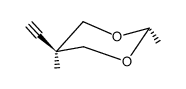 1,3-Dioxane, 5-ethynyl-2,5-dimethyl-, trans- (9CI) Structure