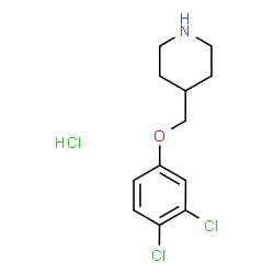 4-[(3,4-DICHLOROPHENOXY)METHYL]-PIPERIDINE HYDROCHLORIDE结构式