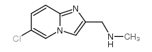 (6-氯-咪唑并[1,2-a]吡啶-2-甲基)-甲胺双盐酸盐结构式