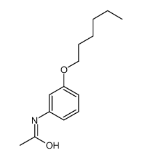 N-(3-hexoxyphenyl)acetamide Structure