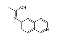 N-(6-isoquinolinyl)acetamide Structure