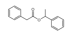 1-phenylethyl phenylacetate structure