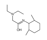 2-(diethylamino)-N-[(2R,6R)-2,6-dimethylcyclohexyl]acetamide结构式