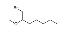 1-bromo-2-methoxyoctane Structure